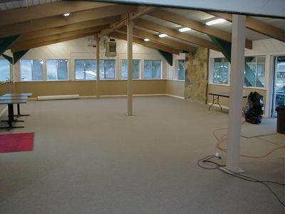 Inside of the rec center